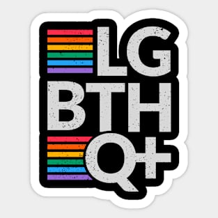 Shining with Pride: Embracing the LGBTQ+ Community Sticker